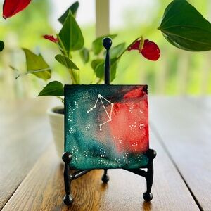 Libra Zodiac Constellation Ceramic Tile Art - Astrology - Horoscope